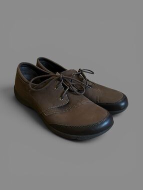 Merrell Dassie Char Brown Leather Oxfords Women’s Size 10 Comfort Walking Shoe